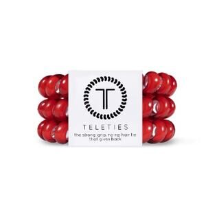Teleties Scarlet Red Small Hair Ties